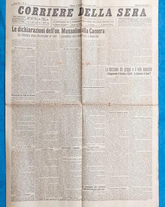 Corriere Della Sera del 1925