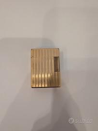 accendino placcato oro Dupont