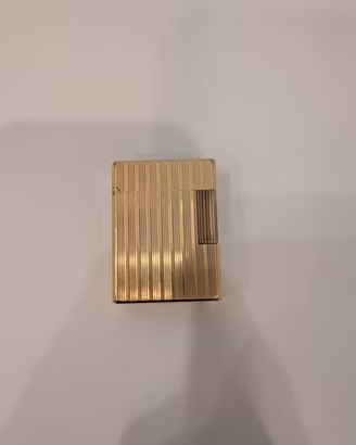 accendino placcato oro Dupont