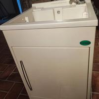 Mobile lavatoio 2 ante con asse di lavaggio