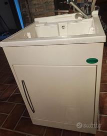 Mobile lavatoio 2 ante con asse di lavaggio