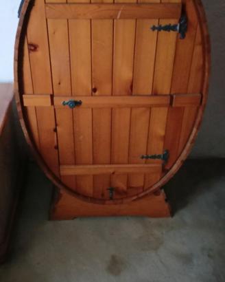 Portabottiglie a forma di botte