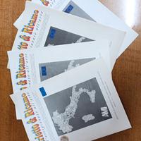 Set 4 riviste per pizzo tombolo