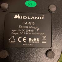 Caricabatteria Midland CA G15