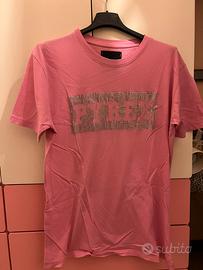 Maglietta pyrex rosa con brillantini