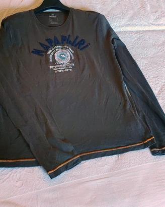Felpa Leggera Napapijri vintage uomo, Tg XXL 