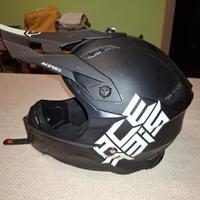 Casco Acerbis con maschera motocross/enduro