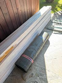 Perlinato abete 15X2X400 e POLISTIRENE MM.40 XPS