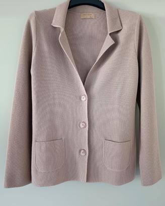 Giacca Falconeri donna, lana merino, rosa, S