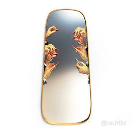 Seletti specchio Gold Frame Lipsticks TOILETPAPER