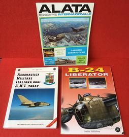 Tre libri/rivista aeronautica militare vintage