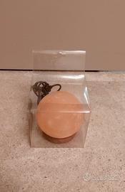 lampada di sale dell'Himalaya a sfera con USB