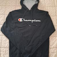 Felpa Chamipon con capuccio nera