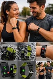 Smartwatch Fitness Activity Waterproof verde