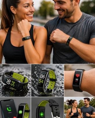 Smartwatch Fitness Activity Waterproof verde