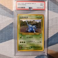 Carta Pokémon Vintage Heracross PSA 9 Neo 4