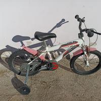 Bicicletta con rotelle
