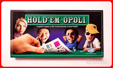 Hold'em-opoly gioco da tavolo in scatola società