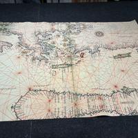 Mappa tipo antico Mare Grecia Creta Cipro nautica