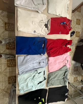 11 polo e 1 maglietta