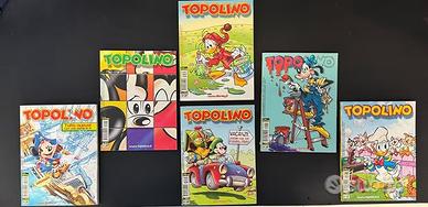 Lotto 6 Topolino Disney numeri 2433 e 2520-2524