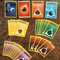 Lotto carte Pokemon energia 