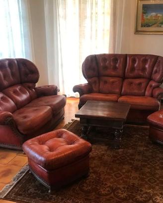Divani, pouf, poggiapiedi, tavolino, Chesterﬁeld