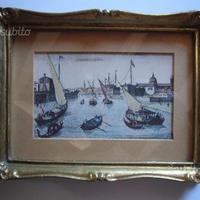 Veduta di Venezia interessante stampa d'epoca