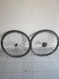 Coppia ruote bici da corsa Shimano 