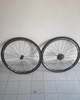 Coppia ruote bici da corsa Shimano 