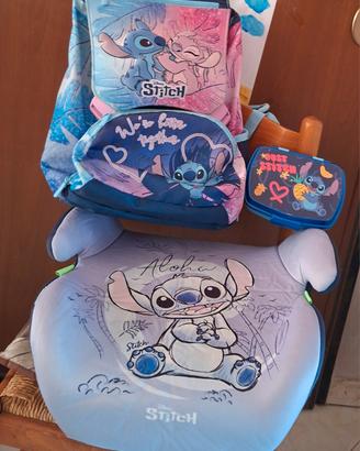 Disney Stitch: zaino, portamerenda e alzatina auto