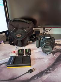 Canon 650D + Obbiettivo 18-55 e Accessori