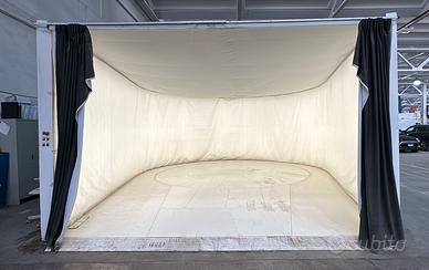 Studio Fotografico Auto 360 Gabbia di Luce Rotante