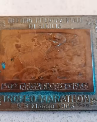 Placca targa florio 1966