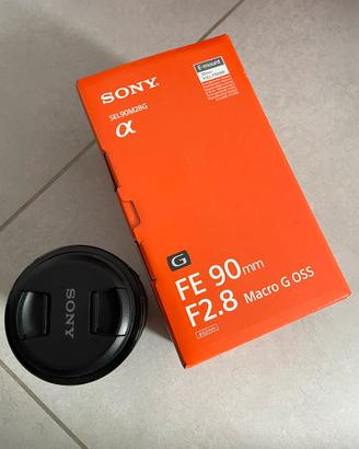 Obiettivo Sony 90 mm 2.8 macro