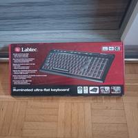 TASTIERA ILLUMINATA ULTRA-FLAT CON USB