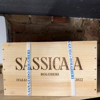CASSA SASSICAIA 2022 NUOVA SIGILLATA