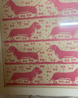 Quadro soggetto cani bassotto