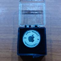 Apple Silver PIN Spilla