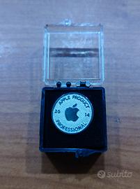 Apple Silver PIN Spilla