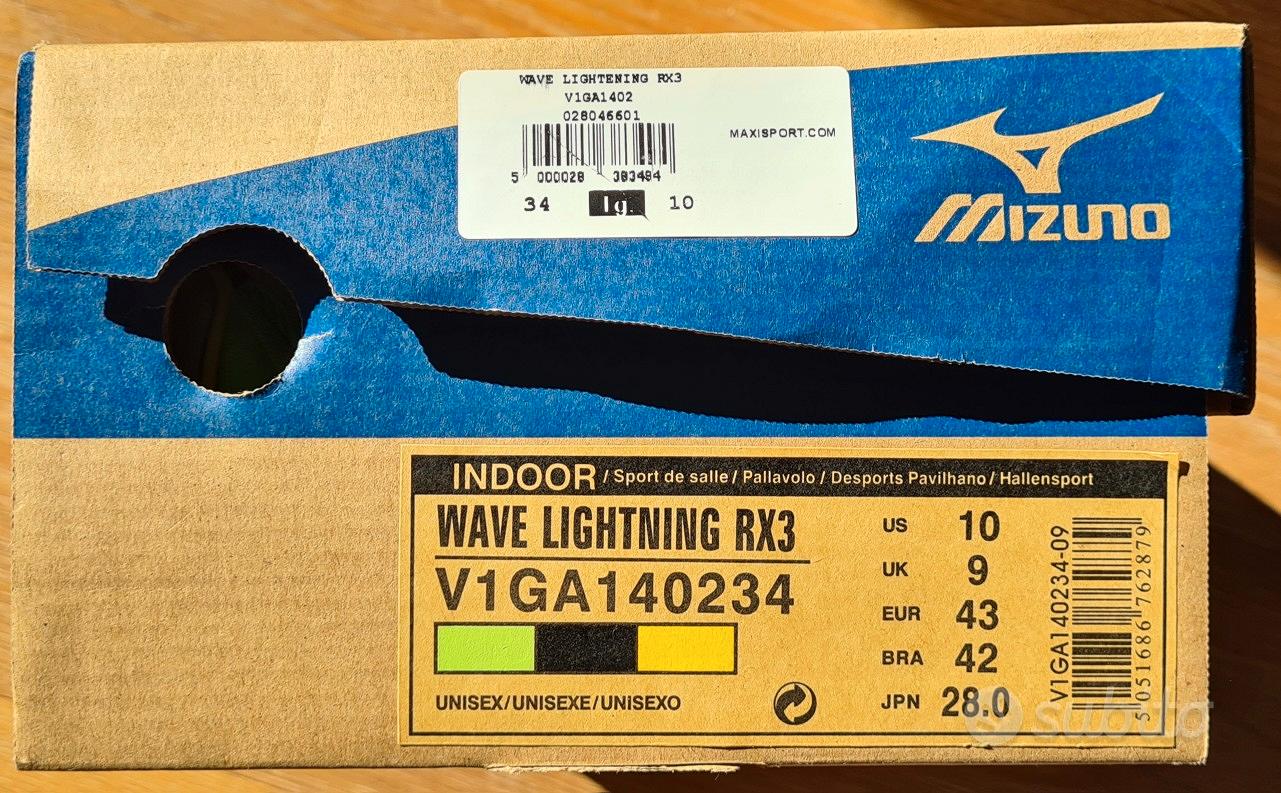 Mizuno wave lightning store rx3 uomo scarpe