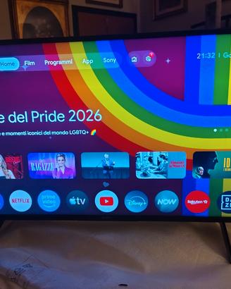 Sony Smart TV 43 pollici Google TV wifi bluetooth 