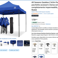 Gazebo NUOVO per Giardino o Mercatini