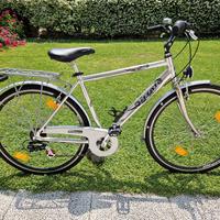 bici da uomo in alluminio con ruote da 28 e cambio