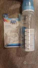 Biberon 250 ml NUOVO BPA free con 3 tettarelle NUO