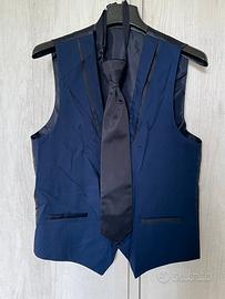 Completo abito uomo elegante 4 pezzi