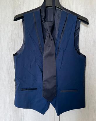 Completo abito uomo elegante 4 pezzi