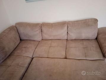 Divano letto angolare con contenitore