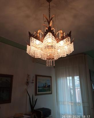 Lampadario classico + 3 Appliques abbinate