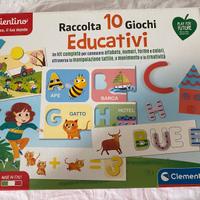 Raccolta 10 giochi educativi Clementoni Sapientino